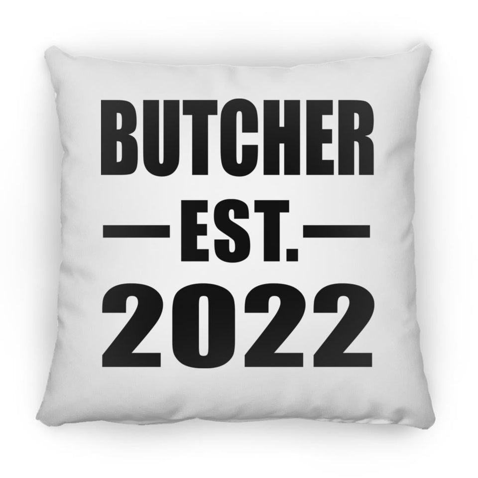 Butcher Established EST. 2022 - Throw Pillow