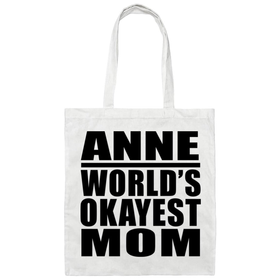 Anne World's Okayest Mom - Tote Bag White