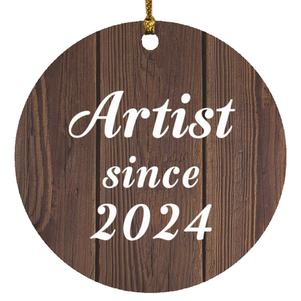 Artist Since 2024 - Circle Ornament D