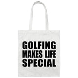 Golfing Makes Life Special - Tote Bag White
