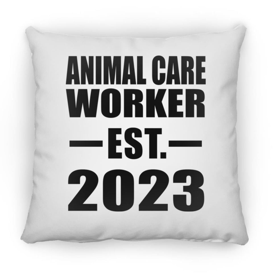 Animal Care Worker Established EST. 2023 - Throw Pillow