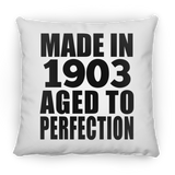 121st Birthday Made In 1903 Aged To Perfection - Throw Pillow