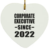 Corporate Executive Since 2022 - Heart Ornament