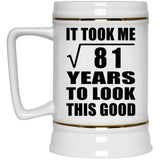 9th Birthday Took Square Root of 81 Years To Look Good - Beer Stein