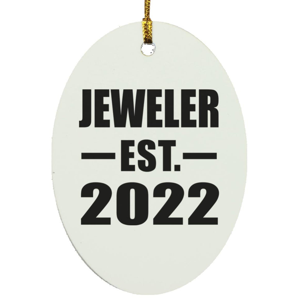 Jeweler Established EST. 2022 - Oval Ornament