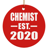 Chemist Established EST. 2020 - Circle Ornament