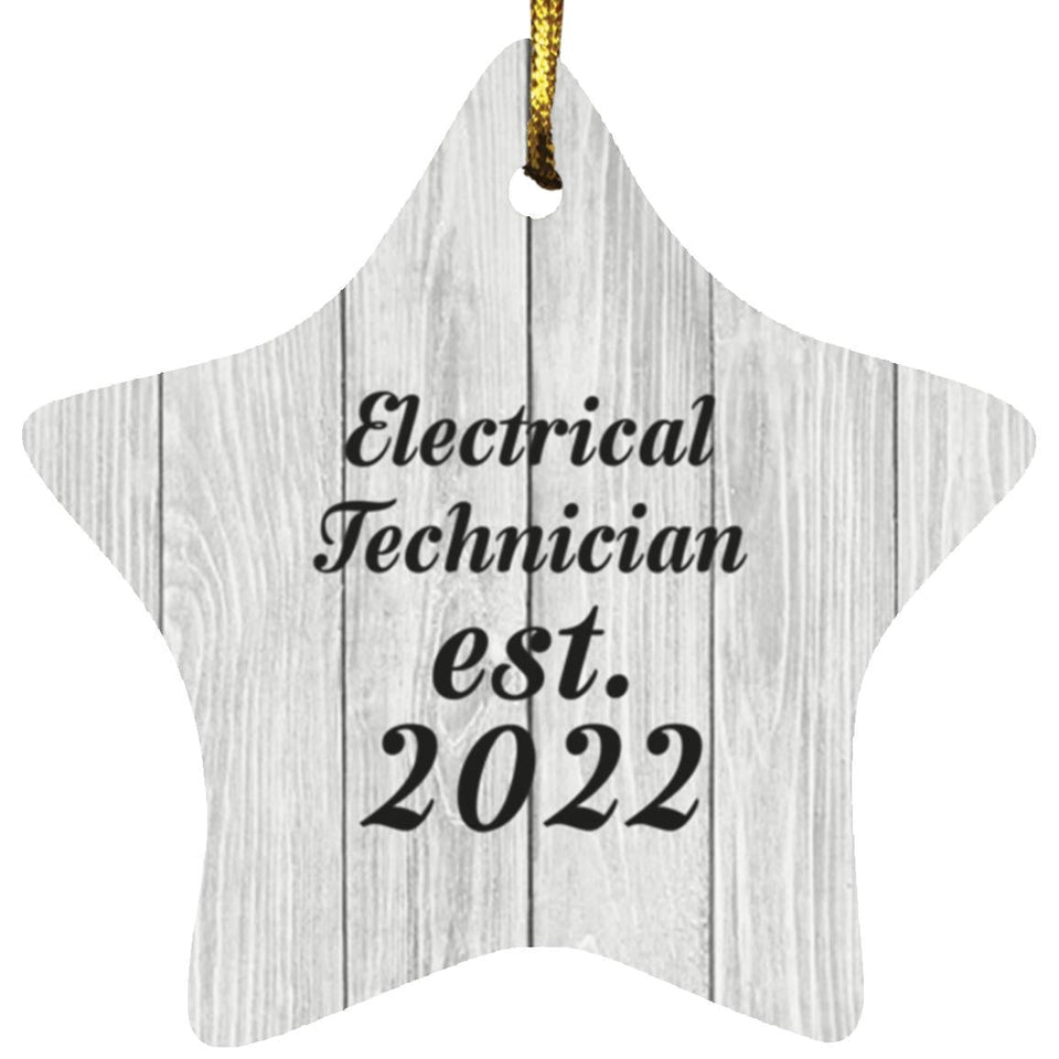Electrical Technician Established Est. 2022 - Star Ornament F
