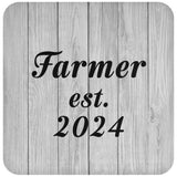 Farmer Established Est. 2024 - Drink Coaster F