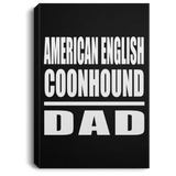 American English Coonhound Dad - Canvas Portrait