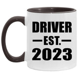Driver Established EST. 2023 - 11oz Accent Mug Black