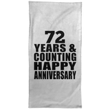 Happy 72nd Anniversary 72 Years & Counting - Hand Towel