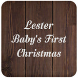 Lester Baby's First Christmas - Drink Coaster D