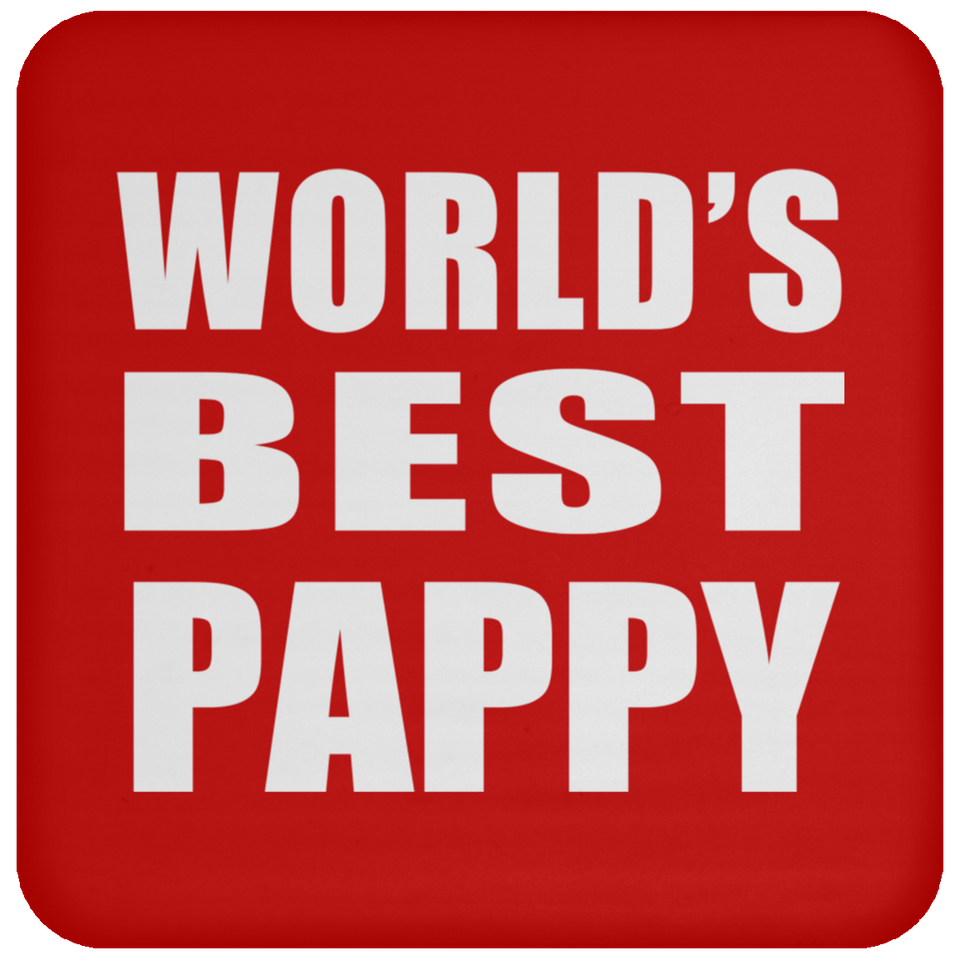 World's Best Pappy - Drink Coaster