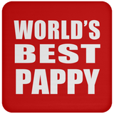 World's Best Pappy - Drink Coaster