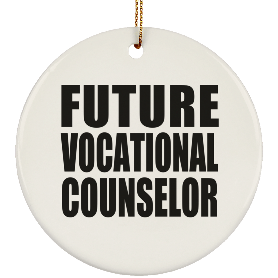 Future Vocational Counselor - Circle Ornament