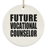 Future Vocational Counselor - Circle Ornament