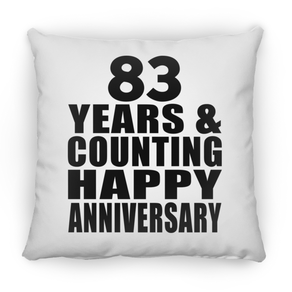 Happy 83rd Anniversary 83 Years & Counting - Throw Pillow