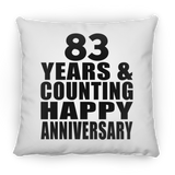Happy 83rd Anniversary 83 Years & Counting - Throw Pillow