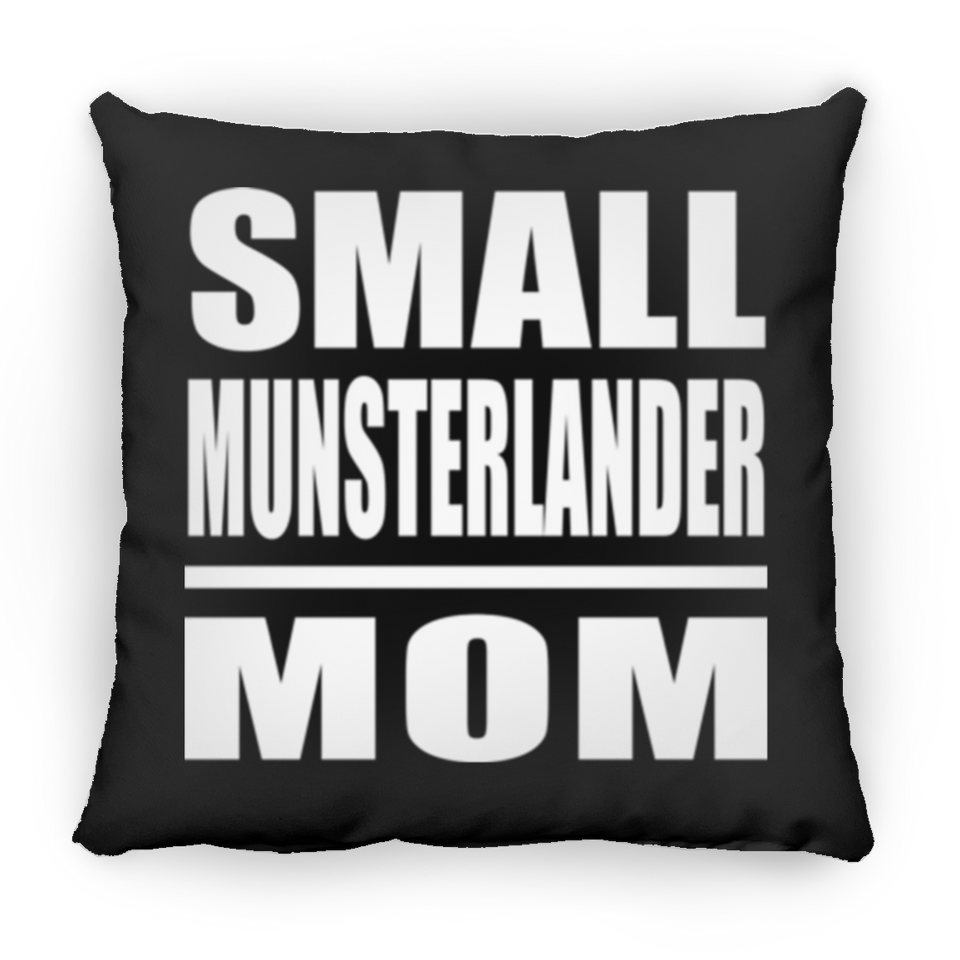 Small Munsterlander Mom - Throw Pillow Black