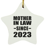 Mother In Law Since 2023 - Star Ornament