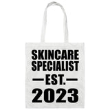 Skincare Specialist Established EST. 2023 - Tote Bag White
