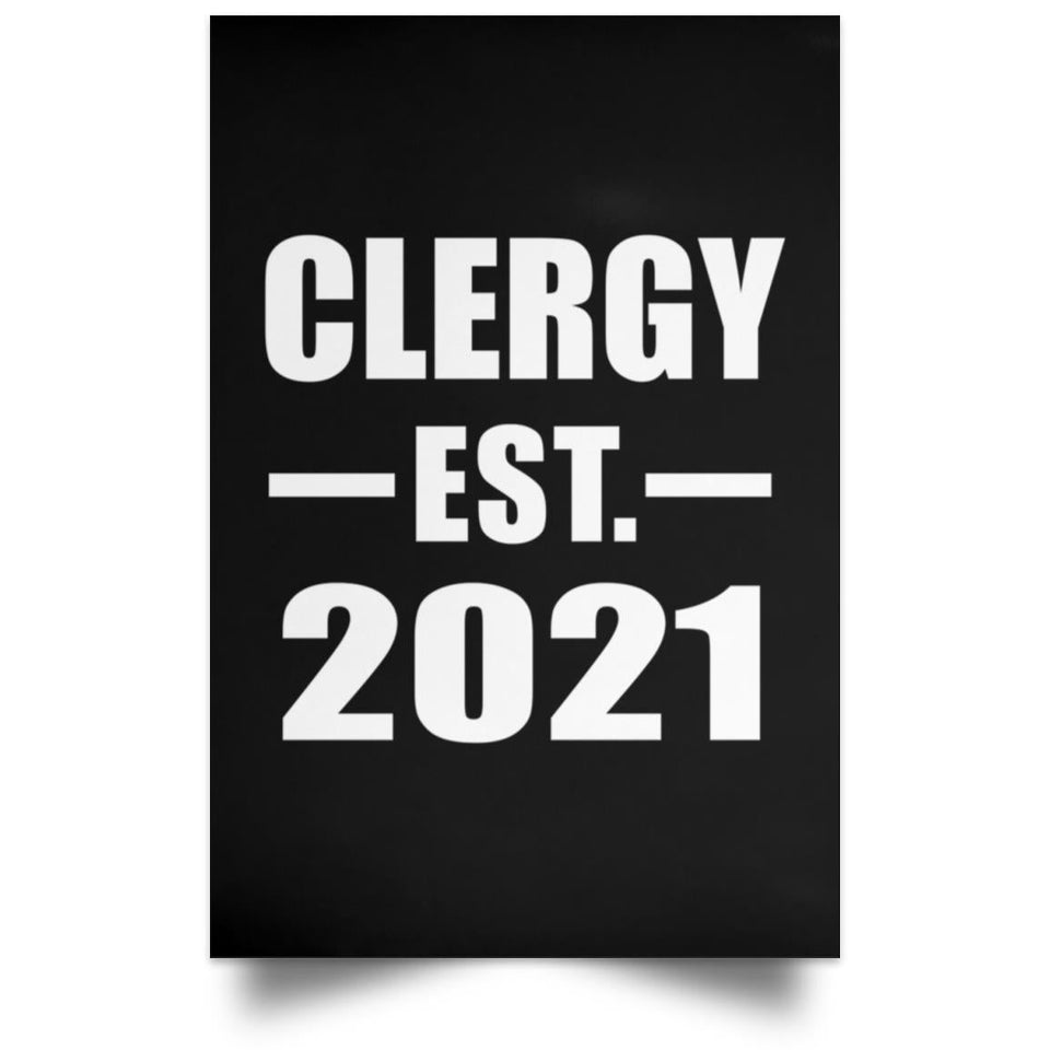 Clergy Established EST. 2021 - Poster Portrait