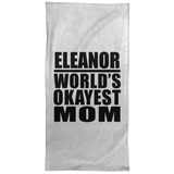 Eleanor World's Okayest Mom - Hand Towel