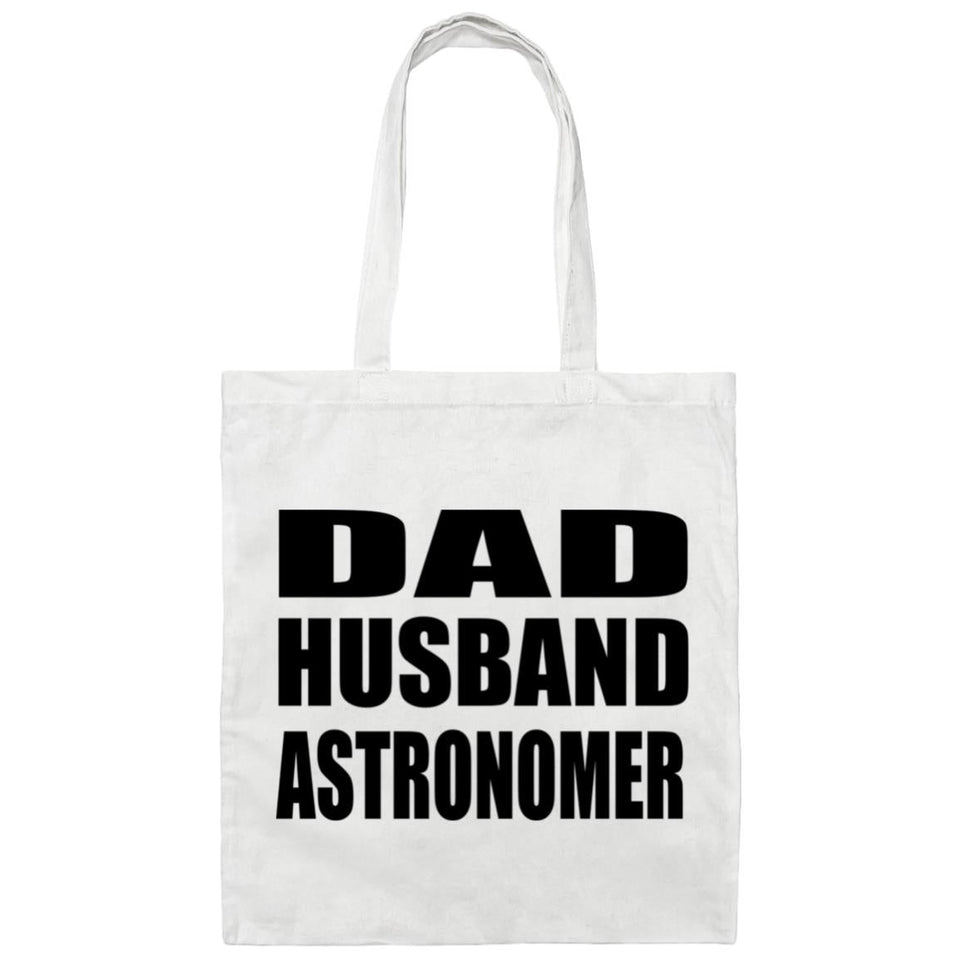 Dad Husband Astronomer - Tote Bag White