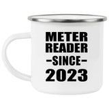 Meter Reader Since 2023 - 12oz Camping Mug