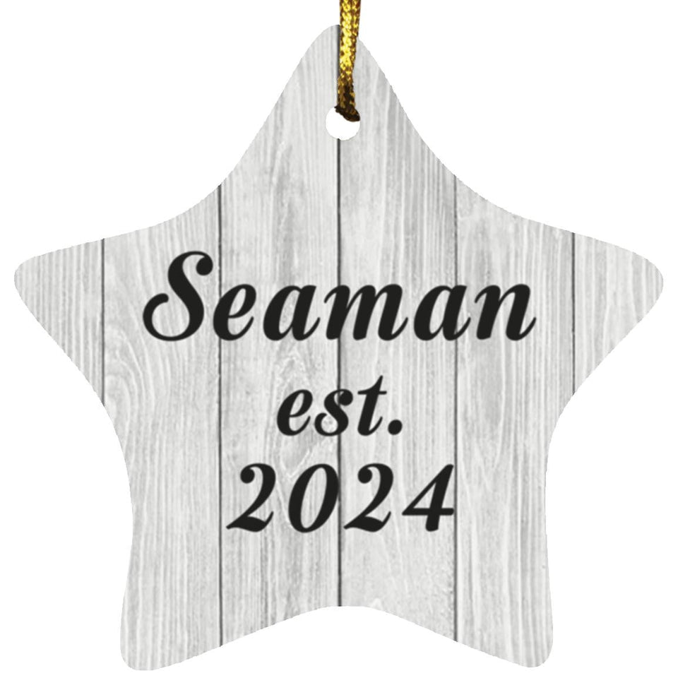 Seaman Established Est. 2024 - Star Ornament F