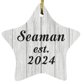 Seaman Established Est. 2024 - Star Ornament F