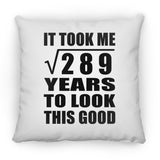 17th Birthday Took Square Root of 289 Years To Look Good - Throw Pillow