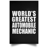World's Greatest Automobile Mechanic - Poster Portrait