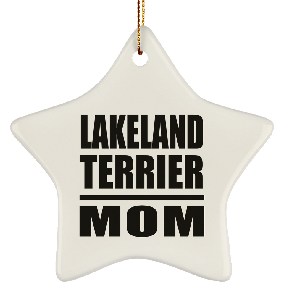 Lakeland Terrier Mom - Star Ornament