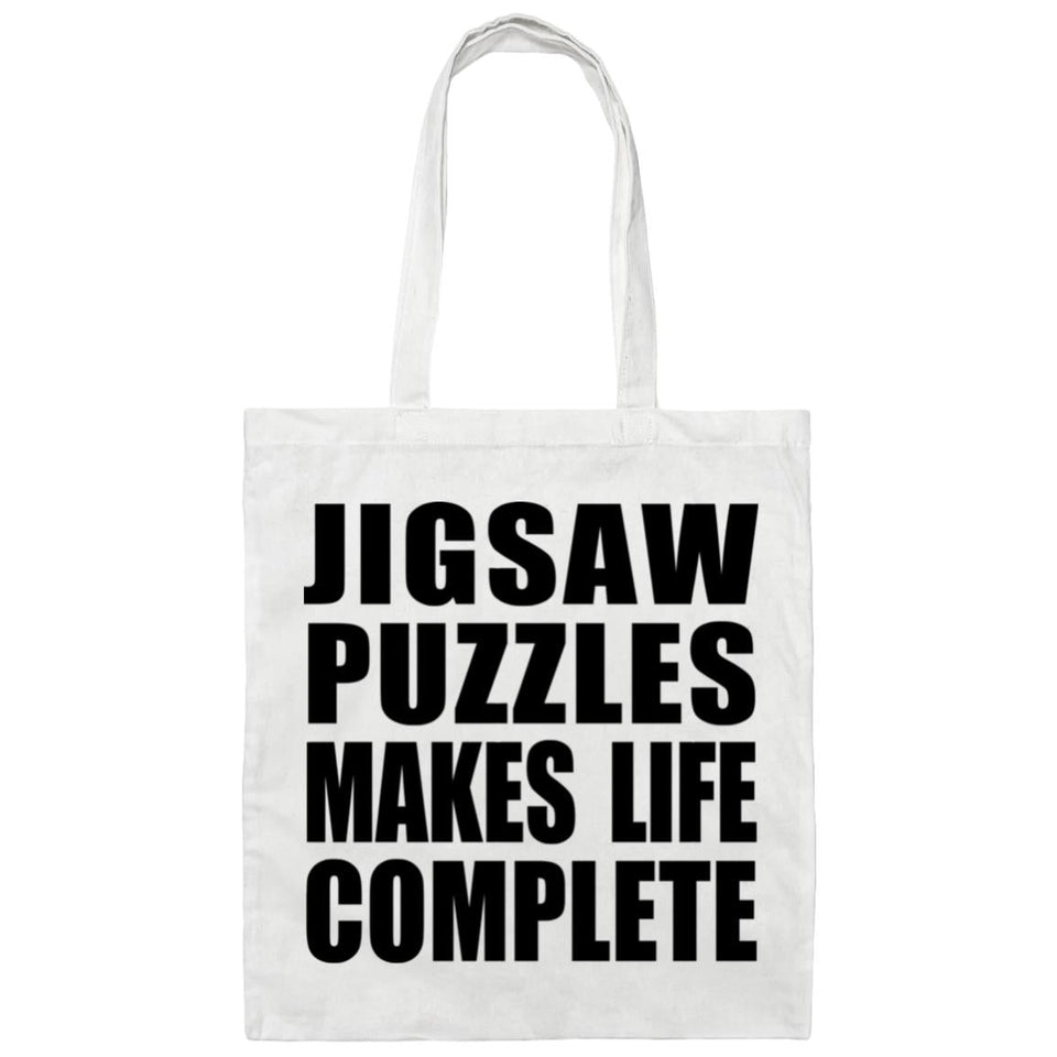 Jigsaw Puzzles Makes Life Complete - Tote Bag White