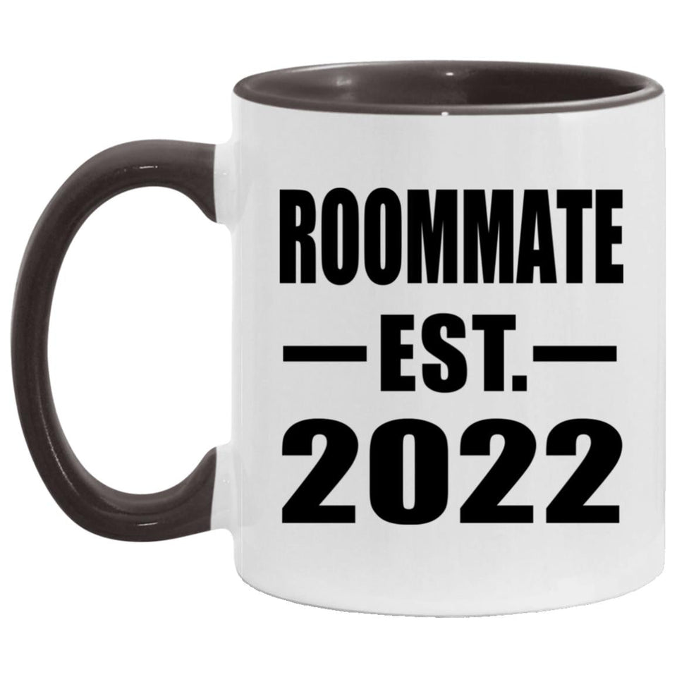 Roommate Established EST. 2022 - 11oz Accent Mug Black
