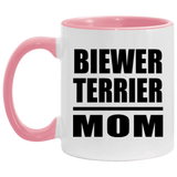 Biewer Terrier Mom - 11oz Accent Mug Pink
