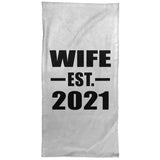 Wife Established EST. 2021 - Hand Towel