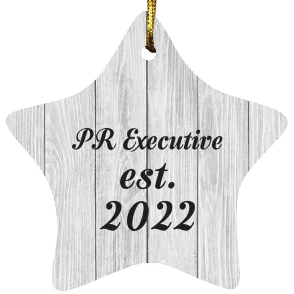 PR Executive Established Est. 2022 - Star Ornament F