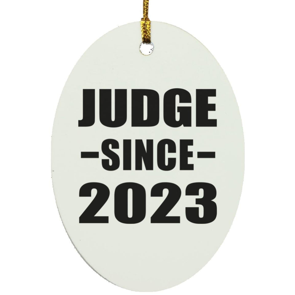 Judge Since 2023 - Oval Ornament
