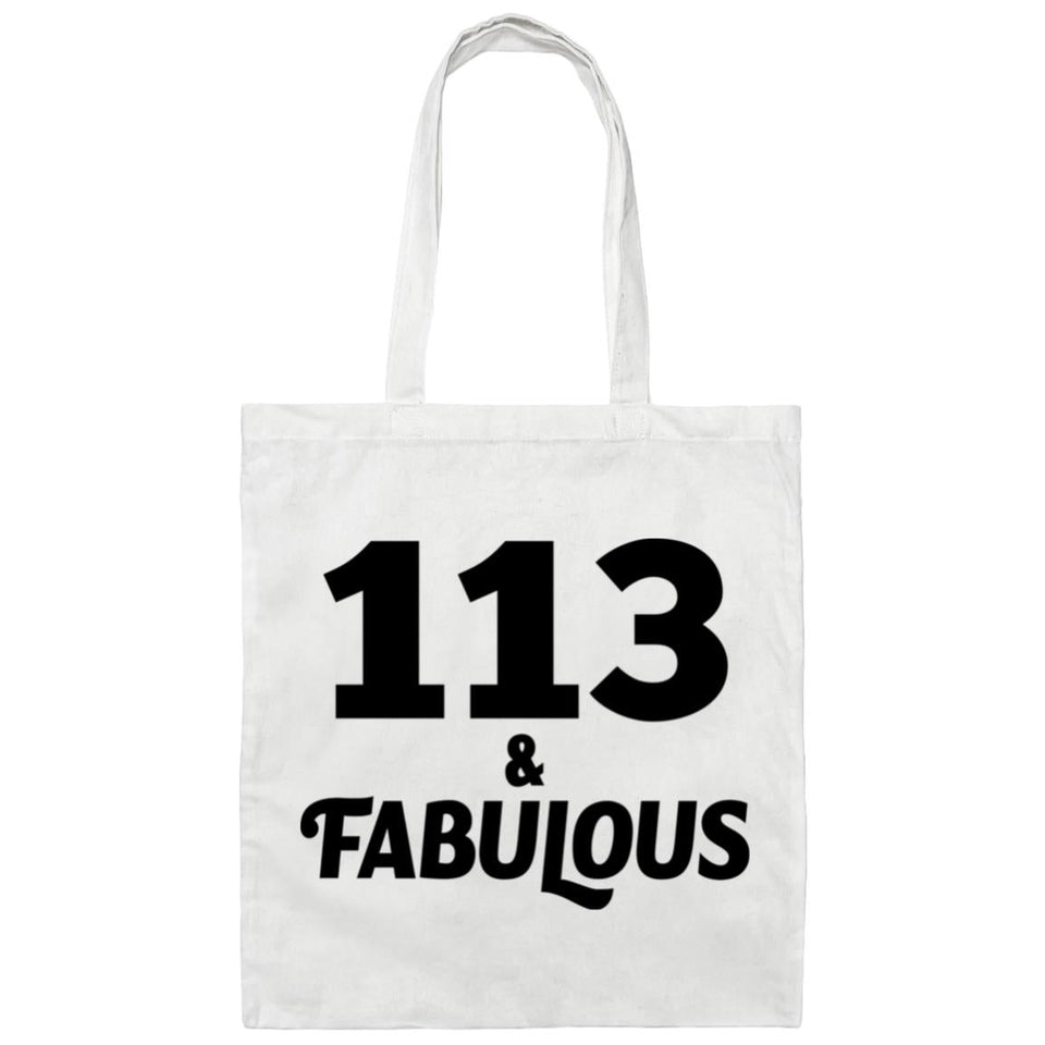 113th Birthday 113 & Fabulous - Tote Bag White