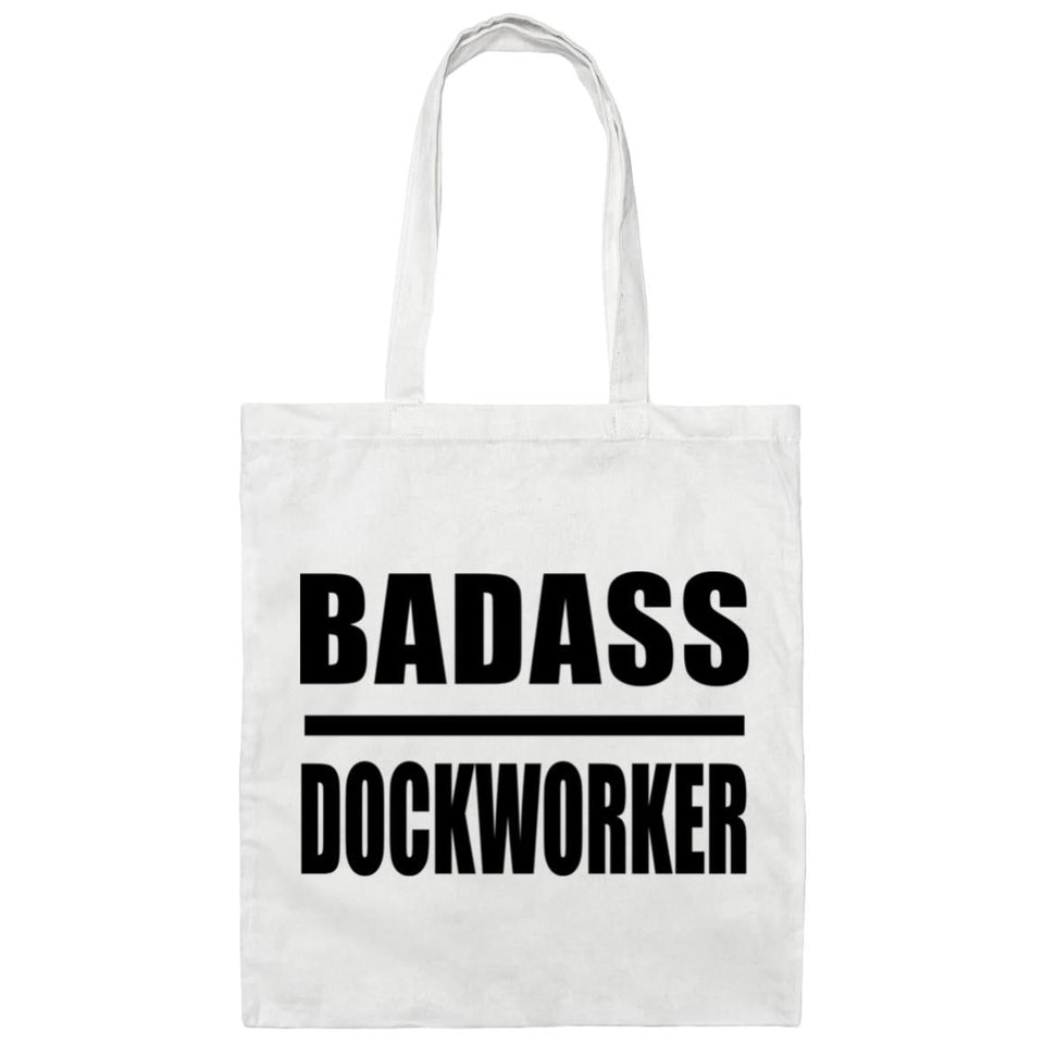 Badass Dockworker - Tote Bag White