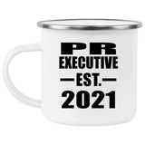 PR Executive Established EST. 2021 - 12oz Camping Mug