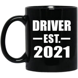 Driver Established EST. 2021 - 11oz Coffee Mug Black