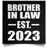 Brother In Law Established EST. 2023 - Poster Square