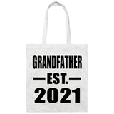 Grandfather Established EST. 2021 - Tote Bag White