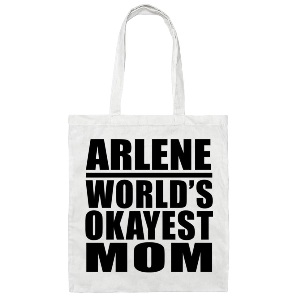 Arlene World's Okayest Mom - Tote Bag White