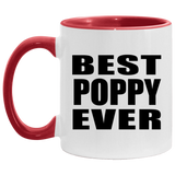 Best Poppy Ever - 11oz Accent Mug Red