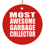 Most Awesome Garbage Collector - Circle Ornament