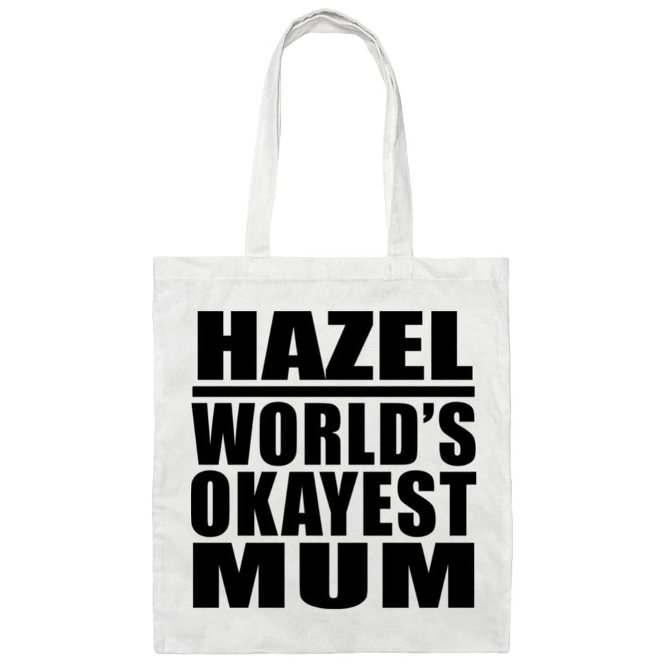 Hazel World's Okayest Mum - Tote Bag White